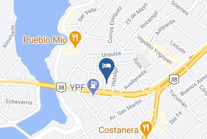 Santa Maria Department - Hotel Capvio Maps