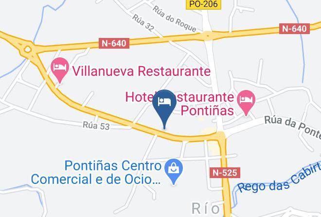 Pontevedra - Hotel Caracas Maps