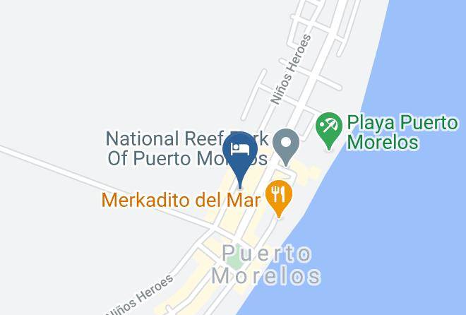 Puerto Morelos - Hotel Caracol Puerto Maps