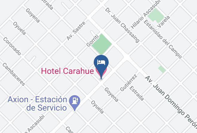 Pehuajo - Hotel Carahue Maps