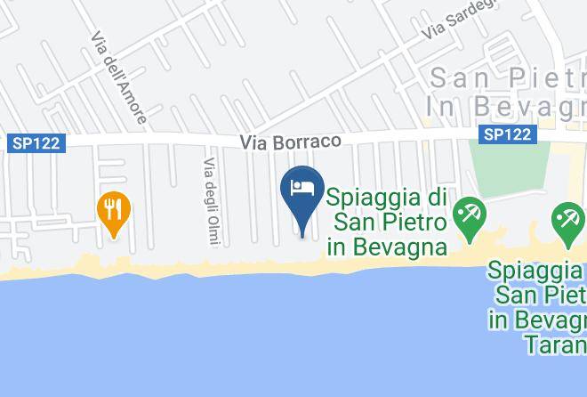 Hotel Caraibisiaco Puglia Sul Mare Ionio Map