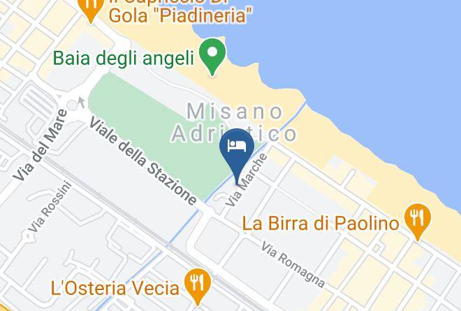 Rimini - Hotel Caravel Maps
