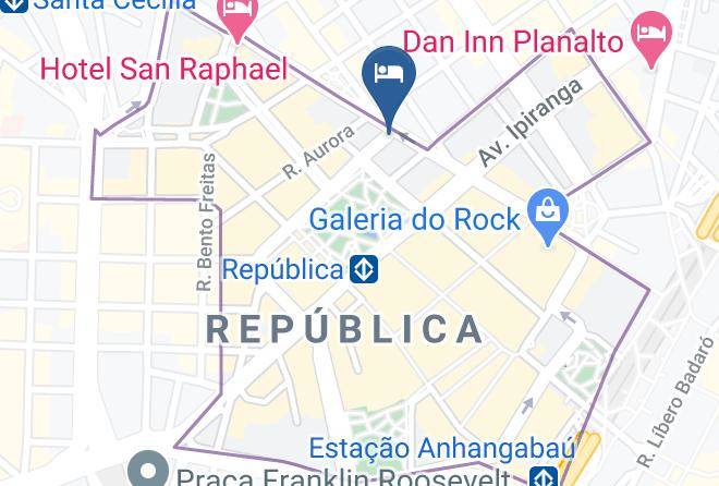 Sao Paulo Republica - Hotel Caravelas Maps