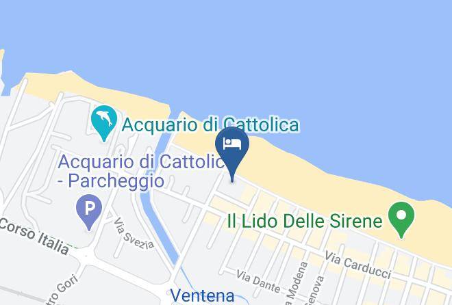 Rimini - Hotel Caravelle Maps