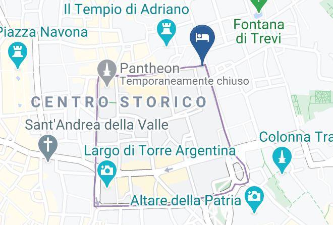 Rome - Hotel Caravita Maps