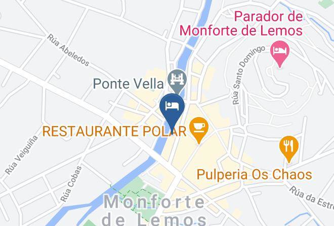 Lugo - Hotel Cardenal Maps