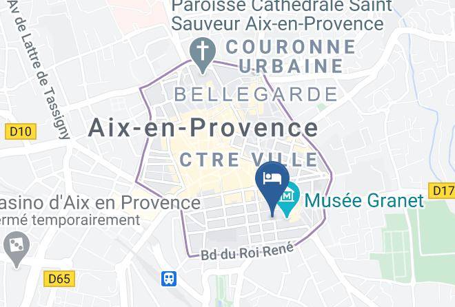 Bouches Du Rhone - Hotel Cardinal Maps