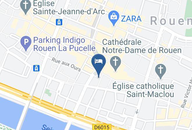 Seine Maritime - Hotel Cardinal Maps