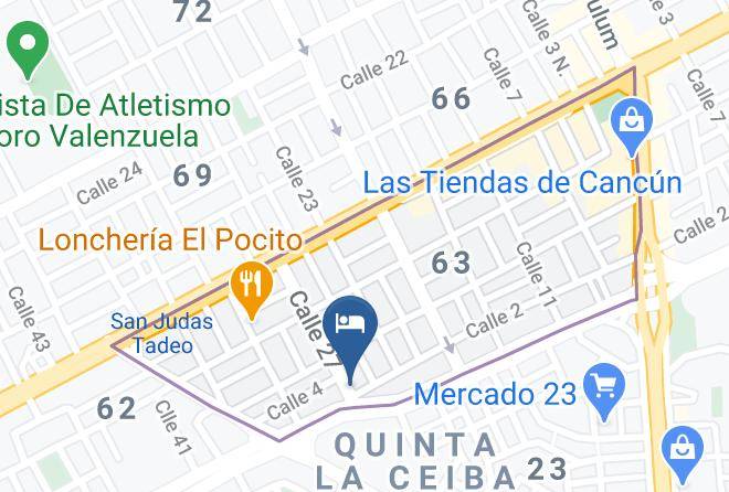 Benito Juarez - Hotel Carey Cancun Maps