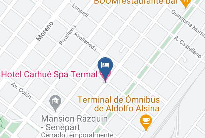 Adolfo Alsina - Hotel Carhue Spa Termal Maps