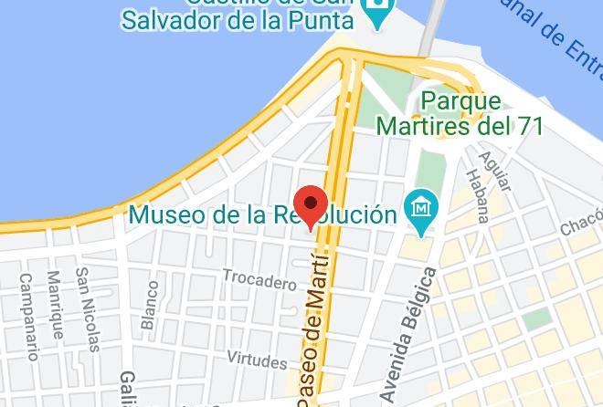 Centro Habana - Hotel Caribbean Maps
