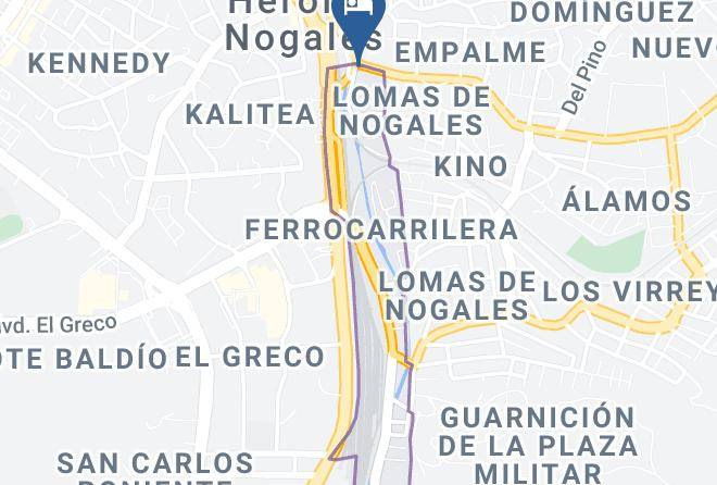 Nogales - Hotel Caribbean Maps