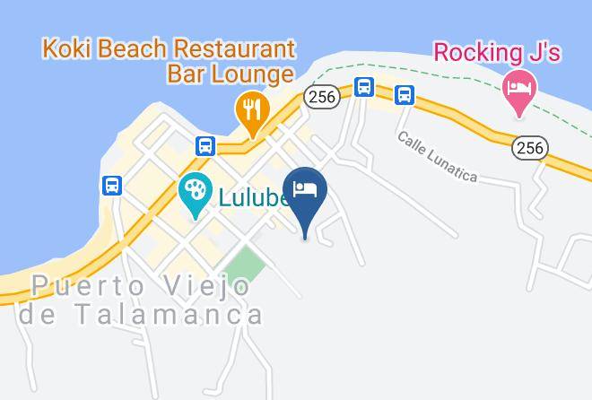 Talamanca - Hotel Caribbean Maps