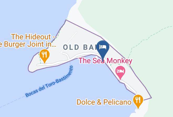 Bastimentos - Hotel Caribbean View & Restaurant Maps
