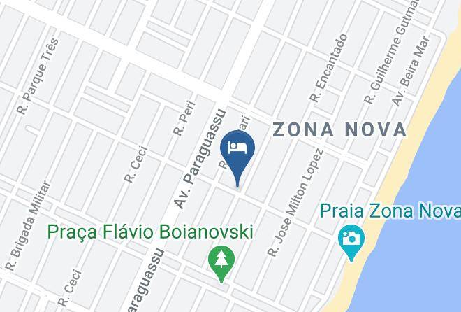 Capao Da Canoa - Hotel Caribe Maps