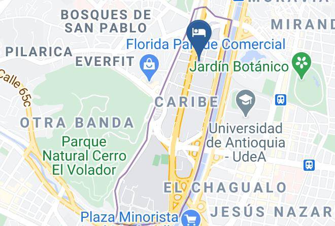 Medellin - Hotel Caribe Maps