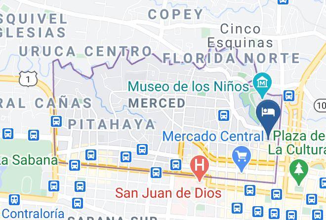 San Jose - Hotel Caribe Maps
