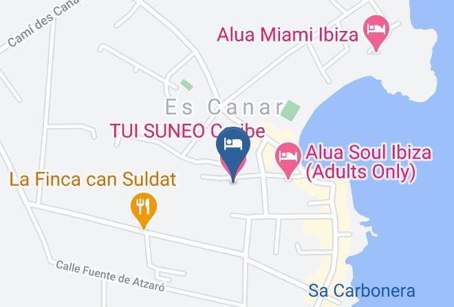 Santa Eulalia Del Rio - Tui Suneo Caribe Maps