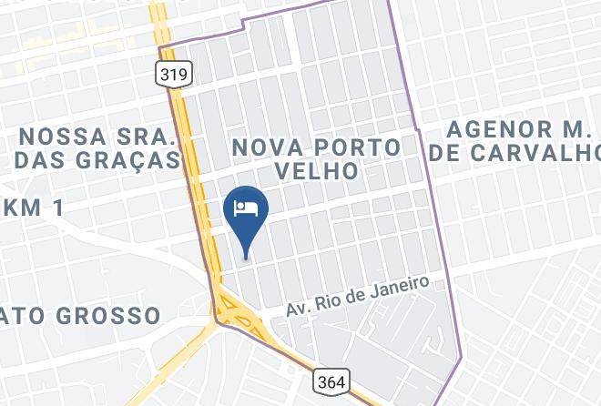 Porto Velho - Hotel Caribe Maps