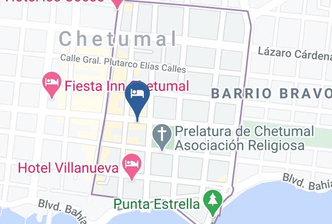 Othon P Blanco - Hotel Caribe Princess Maps