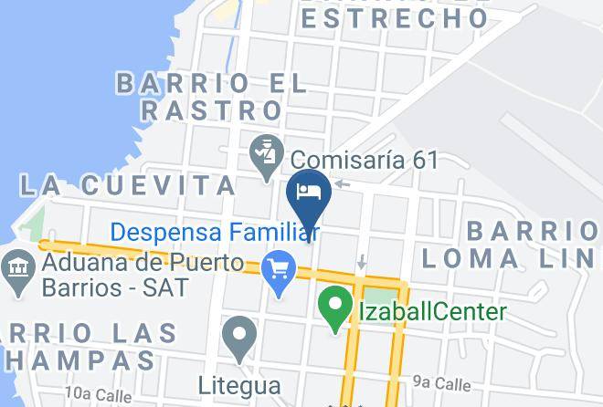 Puerto Barrios - Hotel Caribe Maps