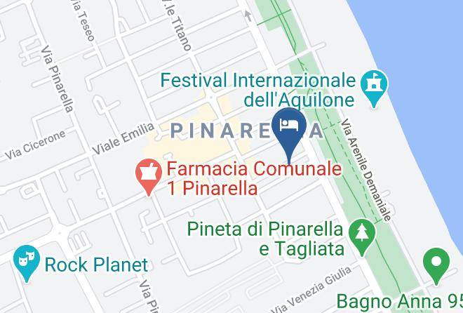 Ravenna - Hotel Caribia Maps