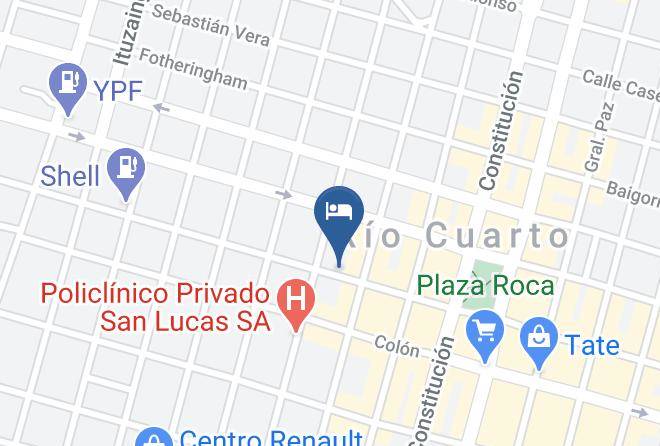 Rio Cuarto Department - Hotel Cariel Maps