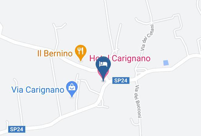 Lucca - Hotel Carignano Maps
