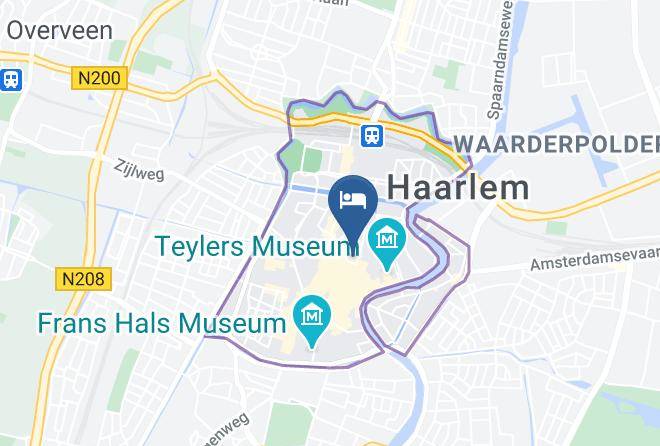 Haarlem - Carillon Hotel Maps