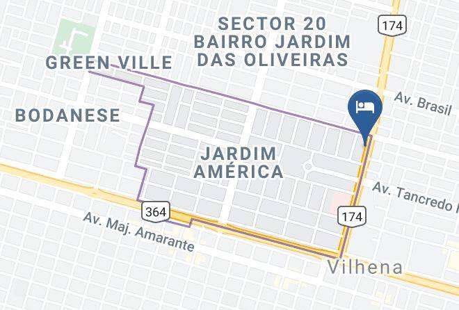 Vilhena - Hotel Cariman Maps