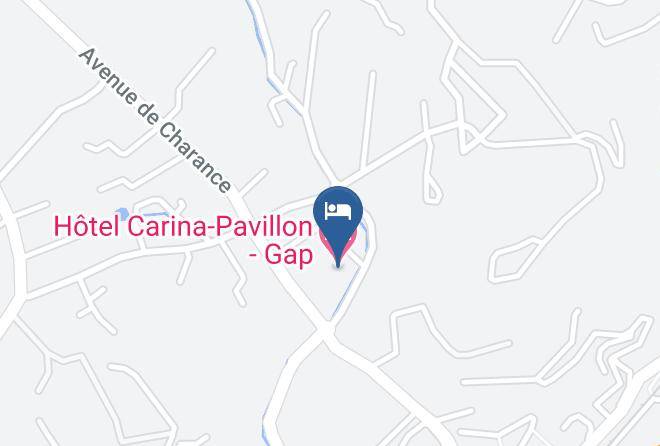 Hotel Carina Pavillon Gap Map