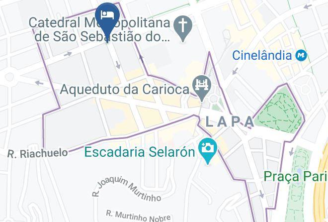 Rio De Janeiro Centro - Hotel Carioca Maps