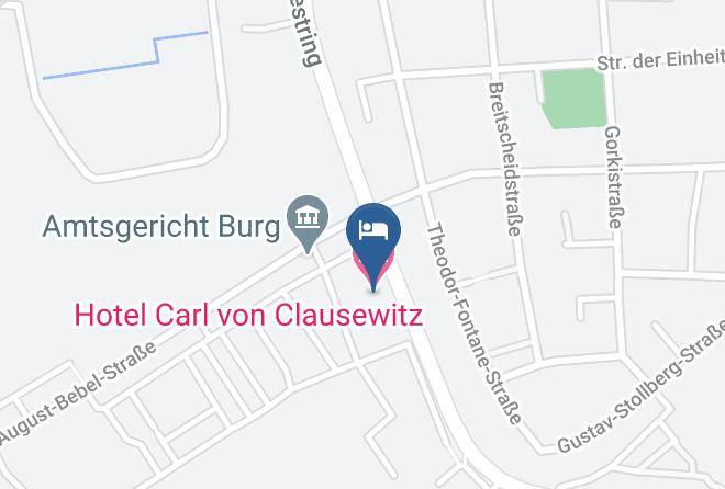 Jerichower Land - Hotel Carl Von Clausewitz Maps