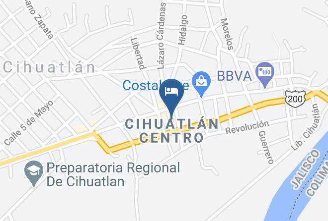 Cihuatlan - Hotel Carla Maps