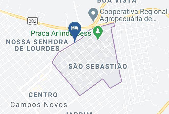 Campos Novos - Hotel Carlesso Maps