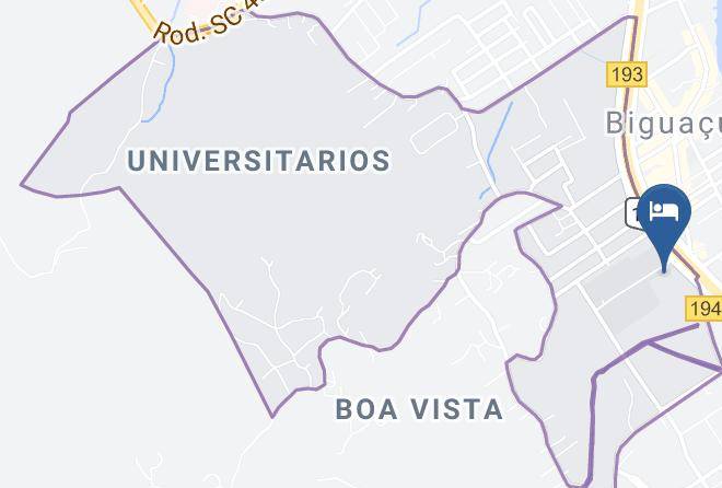 Biguacu - Hotel Carlinhos Maps