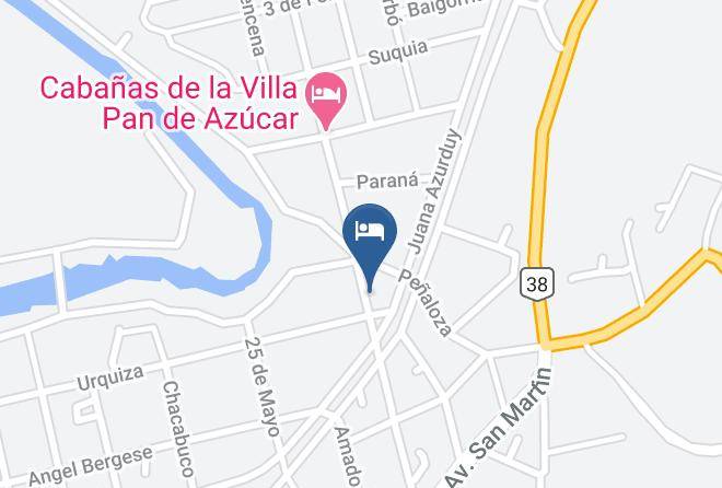 Punilla Department - Hotel Carlitos Maps