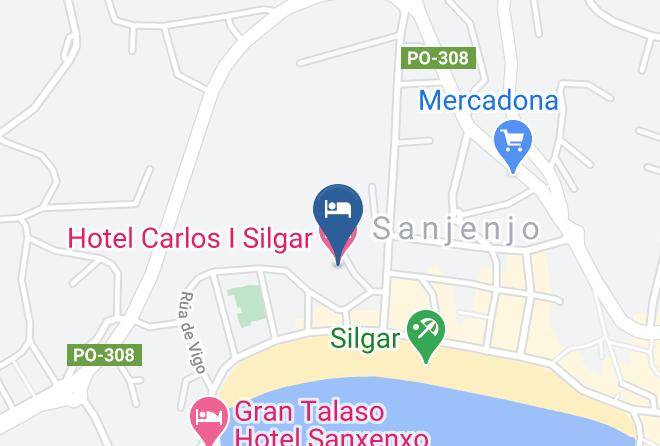 Pontevedra - Hotel Carlos I Silgar Maps