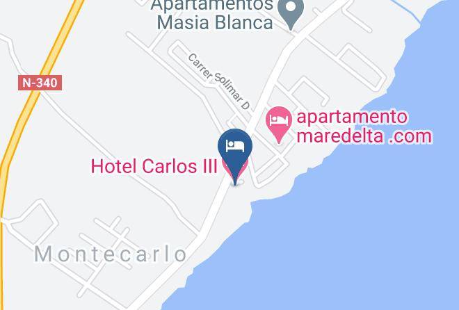 Tarragona - Hotel Carlos Iii Maps