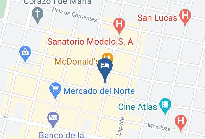 Tucuman City - Hotel Carlos V Maps