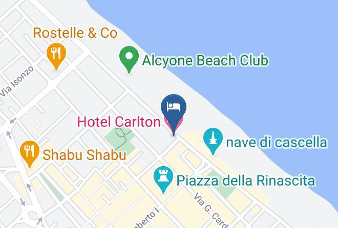 Pescara - Hotel Carlton Maps