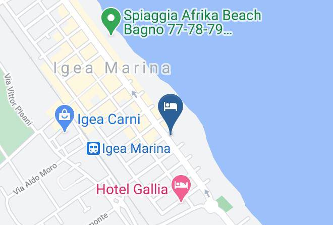 Rimini - Hotel Carlton Maps