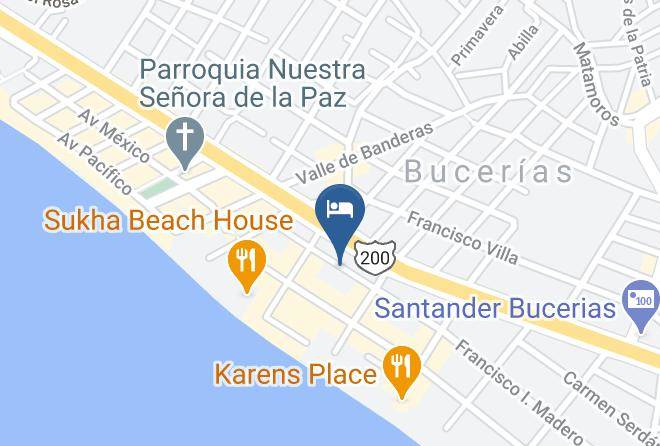 Hotel Carmelita's Map