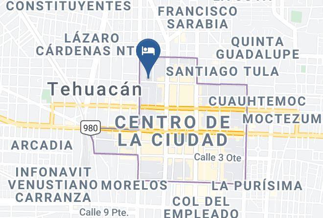 Tehuacan - Hotel Carmelita Maps