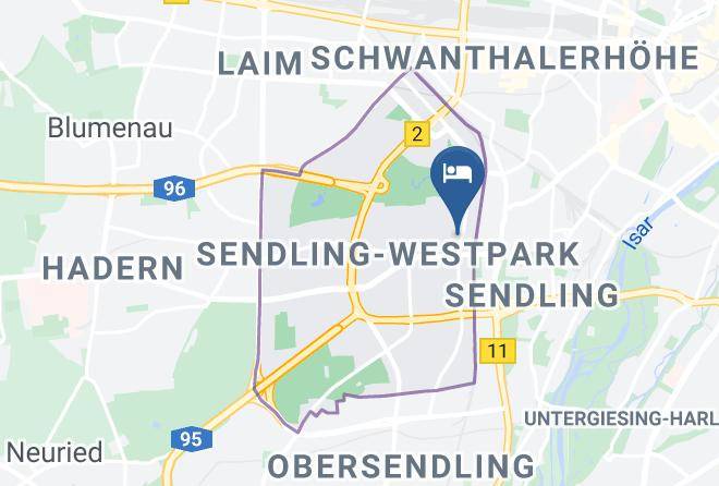 Munich District - Hotel Carmen Munchen Maps