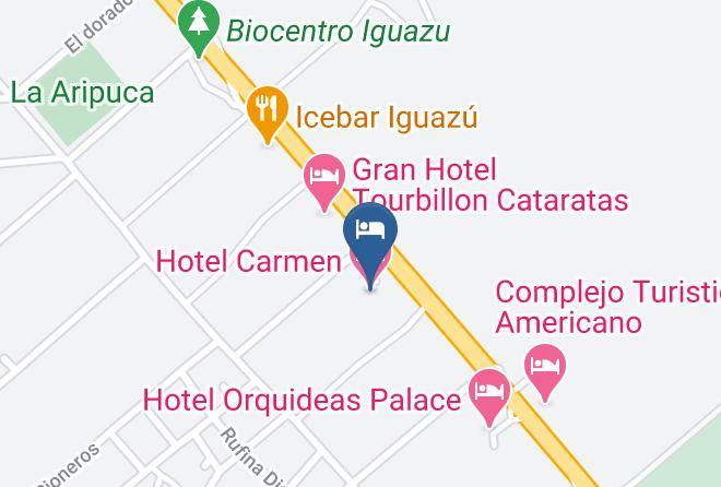 Puerto Esperanza - Hotel Carmen Maps