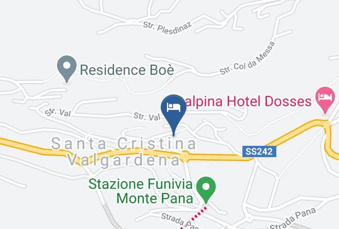 Bolzano - Hotel Carmen S Cristina Val Gardena Maps