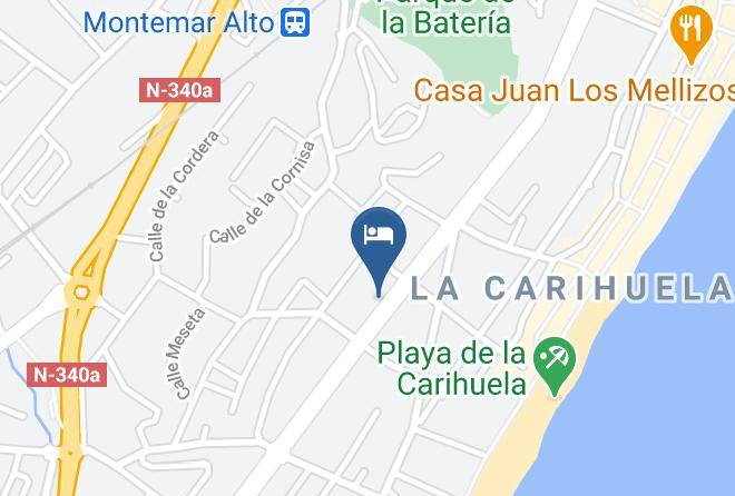Malaga - Hotel Carmen Teresa Maps