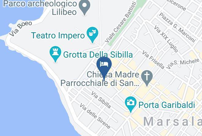 Trapani - Hotel Carmine Maps