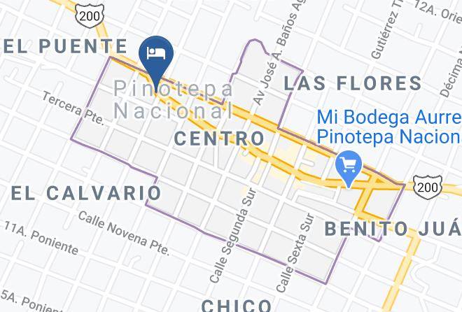 Santiago Pinotepa Nacional - Hotel Carmona Maps